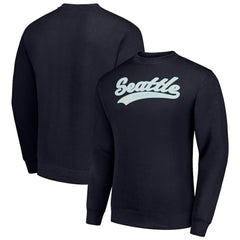 NHL Seattle Kraken Starter Tailsweep City Pullover Sweatshirt - Navy