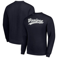 NHL Winnipeg Jets Starter Tailsweep City Pullover Sweatshirt - Navy