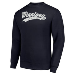 NHL Winnipeg Jets Starter Tailsweep City Pullover Sweatshirt - Navy