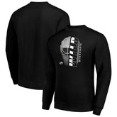 NHL Minnesota Wild Starter Half Helmet Team Logo Pullover Sweatshirt - Black