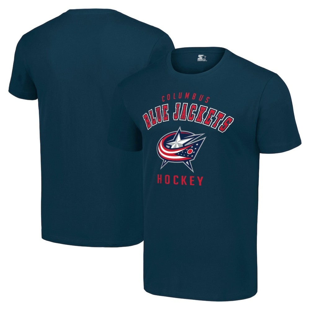 NHL Columbus Blue Jackets Starter Logo T-Shirt - Navy