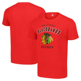 NHL Chicago Blackhawks Starter Logo T-Shirt - Red