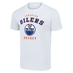 NHL Edmonton Oilers Starter Logo T-Shirt - White