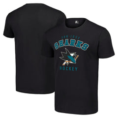 NHL San Jose Sharks Starter Logo T-Shirt - Black