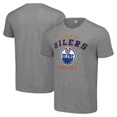 NHL Edmonton Oilers Starter Logo T-Shirt - Heather Gray
