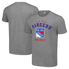 NHL New York Rangers Starter Logo T-Shirt - Heather Gray