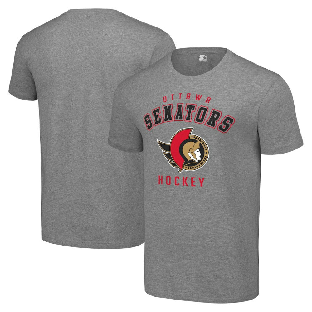 NHL Ottawa Senators Starter Logo T-Shirt - Heather Gray