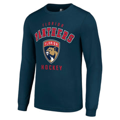 NHL Florida Panthers Starter Logo Long Sleeve T-Shirt - Navy