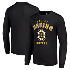 NHL Boston Bruins Starter Logo Long Sleeve T-Shirt - Black