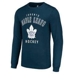 NHL Toronto Maple Leafs Starter Logo Long Sleeve T-Shirt - Navy