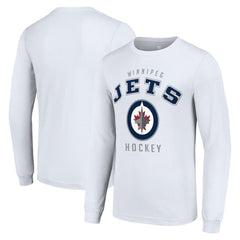 NHL Winnipeg Jets Starter Logo Long Sleeve T-Shirt - White