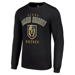 NHL Vegas Golden Knights Starter Logo Long Sleeve T-Shirt - Black