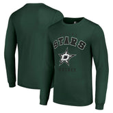 NHL Dallas Stars Starter Logo Long Sleeve T-Shirt - Military Green