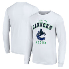 NHL Vancouver Canucks Starter Logo Long Sleeve T-Shirt - White