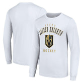 NHL Vegas Golden Knights Starter Logo Long Sleeve T-Shirt - White