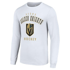 NHL Vegas Golden Knights Starter Logo Long Sleeve T-Shirt - White