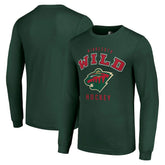 NHL Minnesota Wild Starter Logo Long Sleeve T-Shirt - Military Green