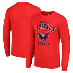 NHL Washington Capitals Starter Logo Long Sleeve T-Shirt - Red