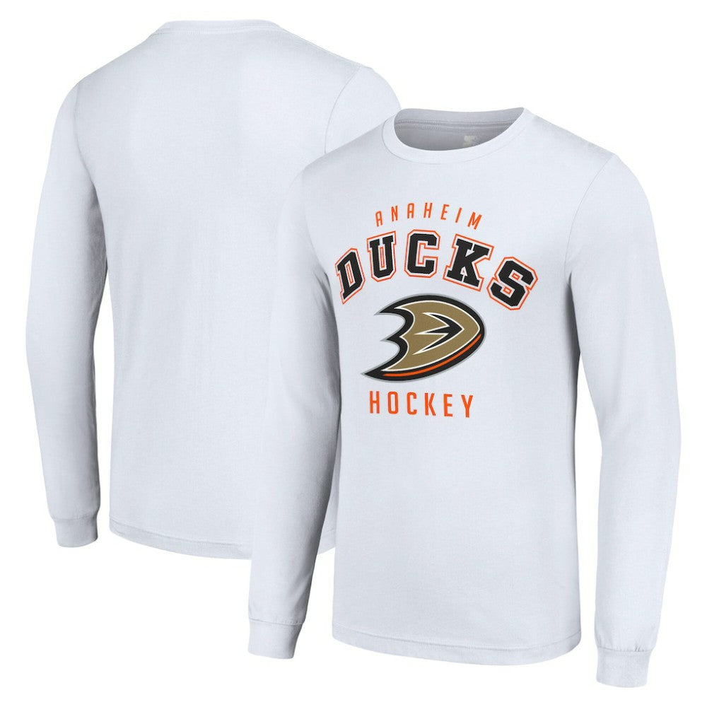 NHL Anaheim Ducks Starter Logo Long Sleeve T-Shirt - White