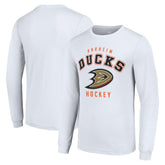 NHL Anaheim Ducks Starter Logo Long Sleeve T-Shirt - White