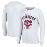 NHL Montreal Canadiens Starter Logo Long Sleeve T-Shirt - White