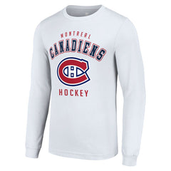 NHL Montreal Canadiens Starter Logo Long Sleeve T-Shirt - White