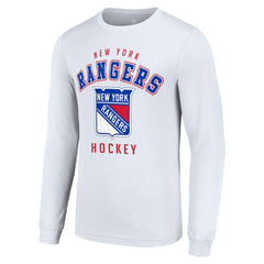NHL New York Rangers Starter Logo Long Sleeve T-Shirt - White