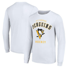 NHL Pittsburgh Penguins Starter Logo Long Sleeve T-Shirt - White
