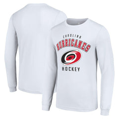 NHL Carolina Hurricanes Starter Logo Long Sleeve T-Shirt - White