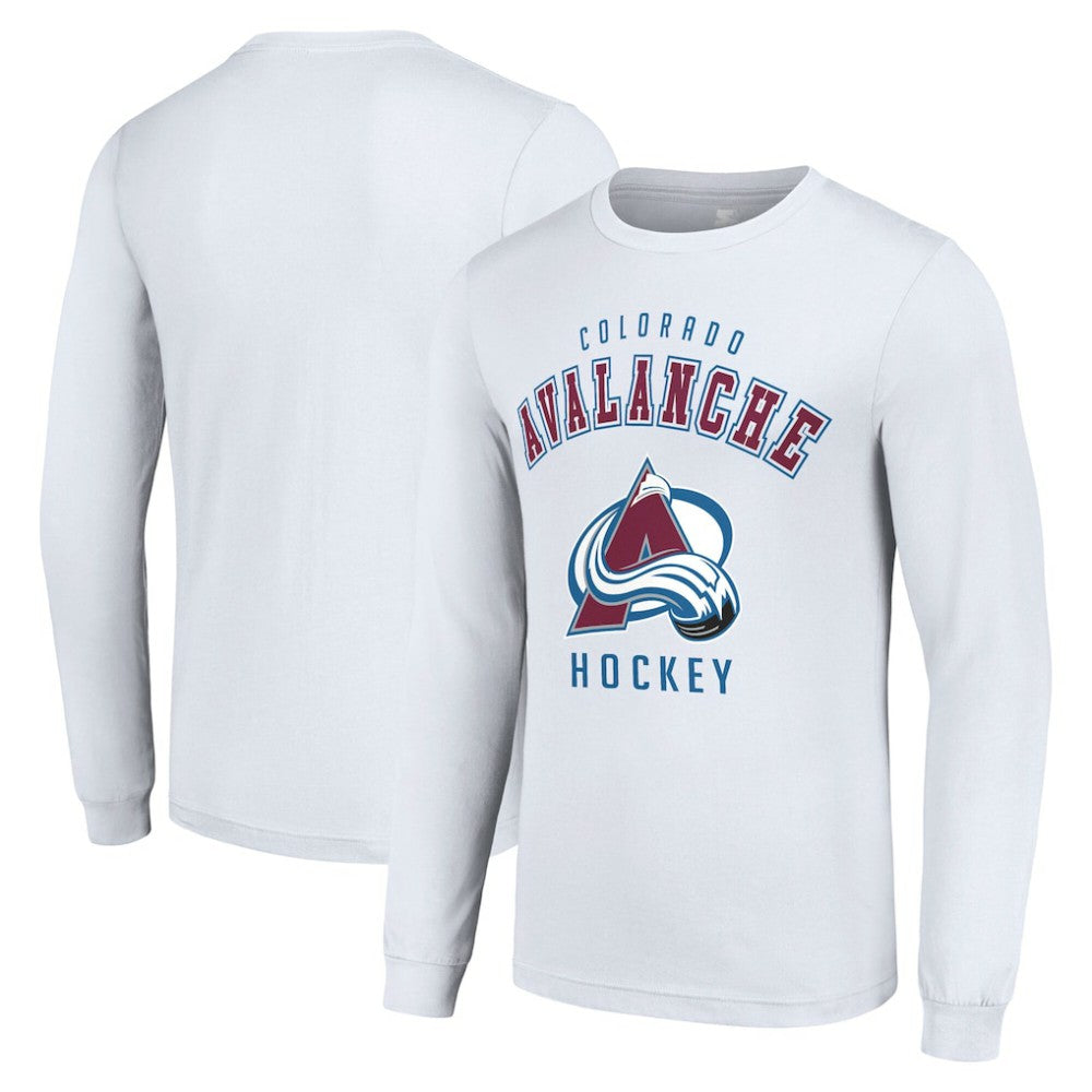 NHL Colorado Avalanche Starter Logo Long Sleeve T-Shirt - White