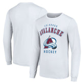 NHL Colorado Avalanche Starter Logo Long Sleeve T-Shirt - White