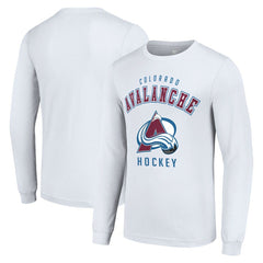 NHL Colorado Avalanche Starter Logo Long Sleeve T-Shirt - White