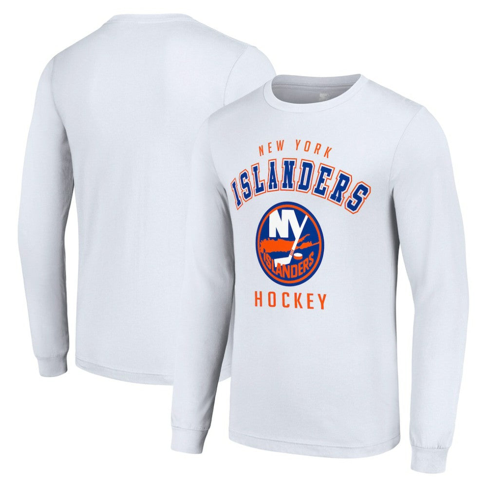 NHL New York Islanders Starter Logo Long Sleeve T-Shirt - White