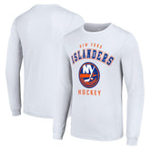 NHL New York Islanders Starter Logo Long Sleeve T-Shirt - White