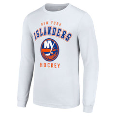 NHL New York Islanders Starter Logo Long Sleeve T-Shirt - White