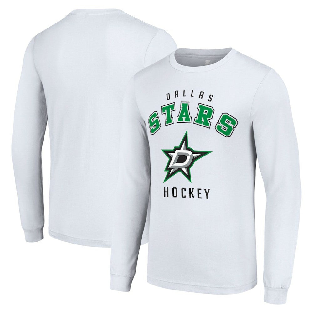 NHL Dallas Stars Starter Logo Long Sleeve T-Shirt - White