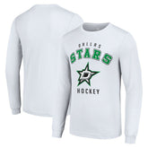 NHL Dallas Stars Starter Logo Long Sleeve T-Shirt - White