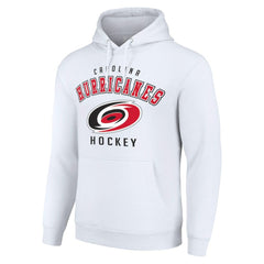 NHL Carolina Hurricanes Starter Logo Pullover Hoodie - White