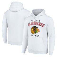 NHL Chicago Blackhawks Starter Logo Pullover Hoodie - White