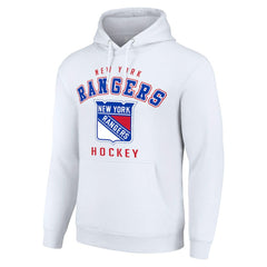 NHL New York Rangers Starter Logo Pullover Hoodie - White