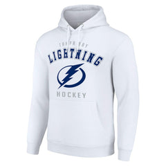 NHL Tampa Bay Lightning Starter Logo Pullover Hoodie - White