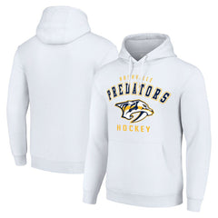 NHL Nashville Predators Starter Logo Pullover Hoodie - White