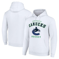 NHL Vancouver Canucks Starter Logo Pullover Hoodie - White