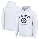 NHL Winnipeg Jets Starter Logo Pullover Hoodie - White