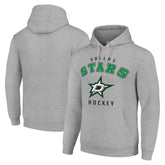 NHL Dallas Stars Starter Logo Pullover Hoodie - Heather Gray