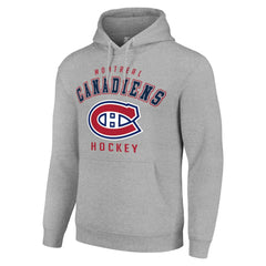 NHL Montreal Canadiens Starter Logo Pullover Hoodie - Heather Gray
