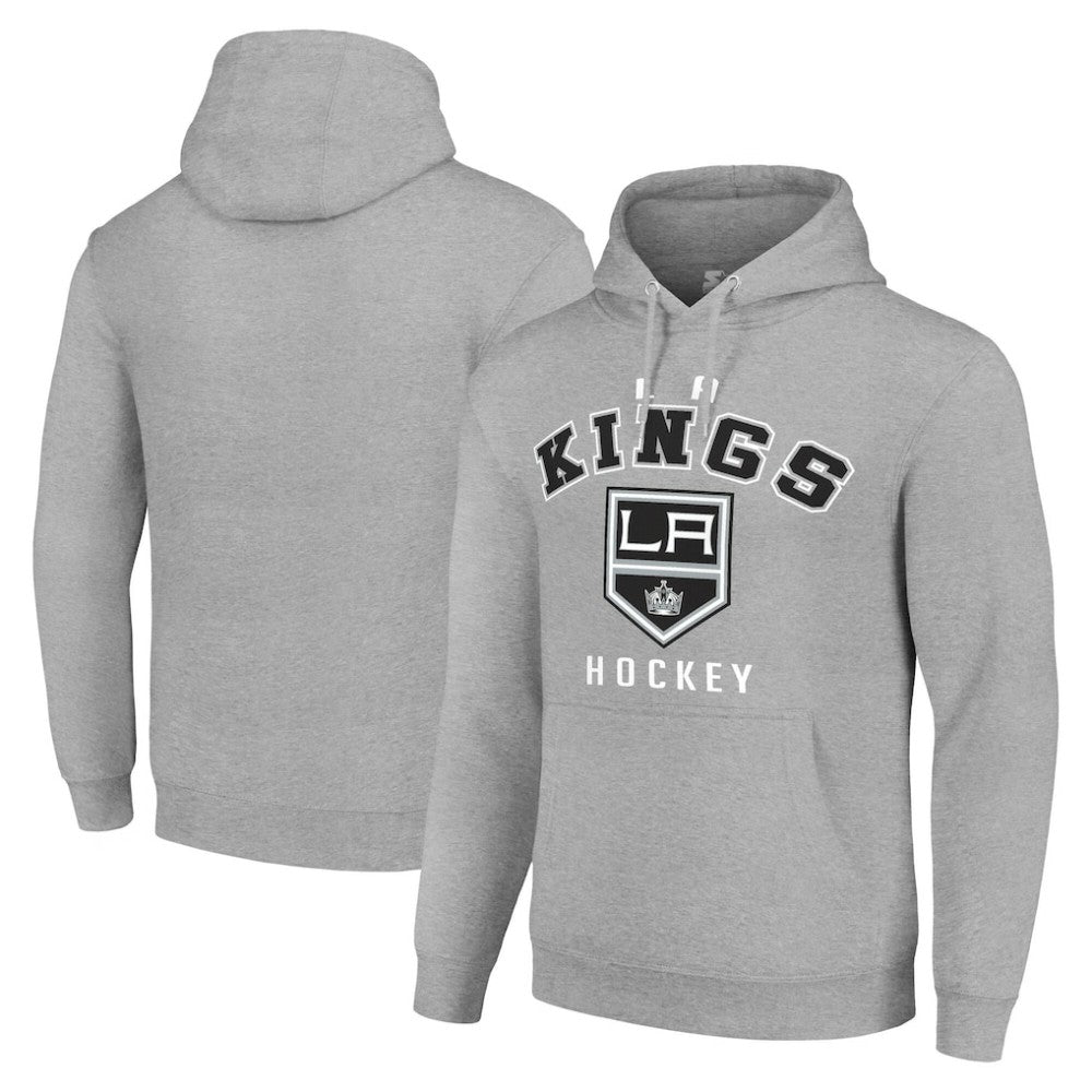 NHL Los Angeles Kings Starter Logo Pullover Hoodie - Heather Gray