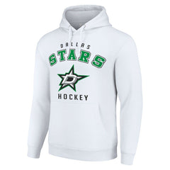 NHL Dallas Stars Starter Logo Pullover Hoodie - White