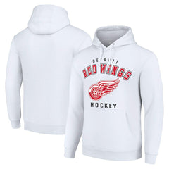 NHL Detroit Red Wings Starter Logo Pullover Hoodie - White