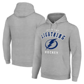 NHL Tampa Bay Lightning Starter Logo Pullover Hoodie - Heather Gray